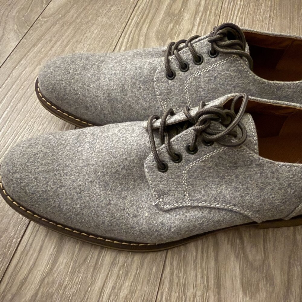 Grey Dress Shoes. Size 10.